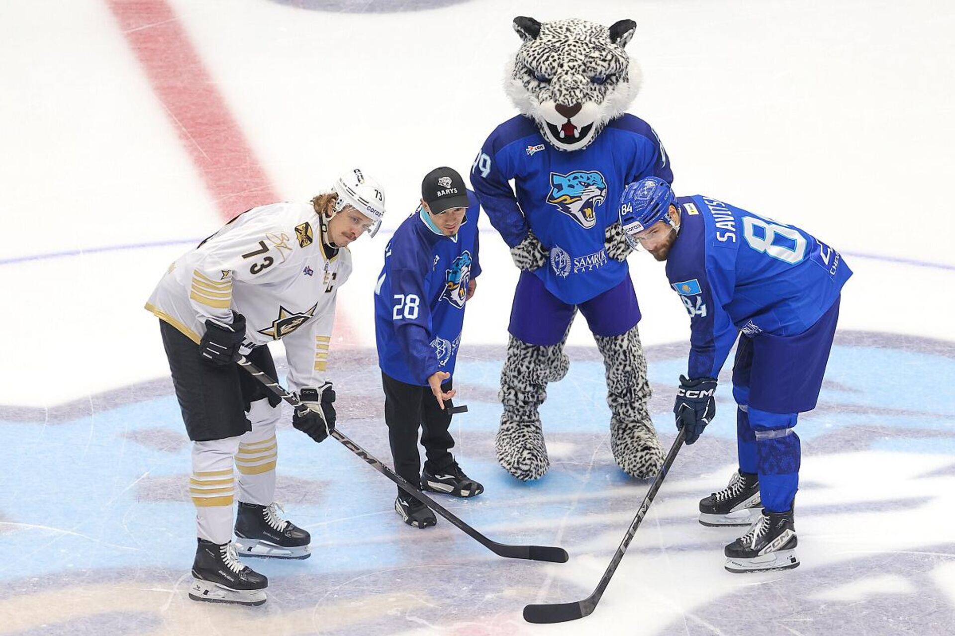 Момент матча Барыс - Адмирал - Sputnik Казахстан, 1920, 30.09.2025