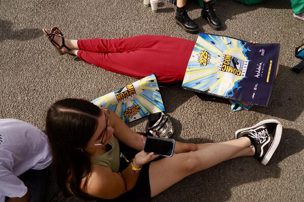 Участники третьего дня фестиваля San Diego Comic-Con в Малаге, Испания. - Sputnik Казахстан