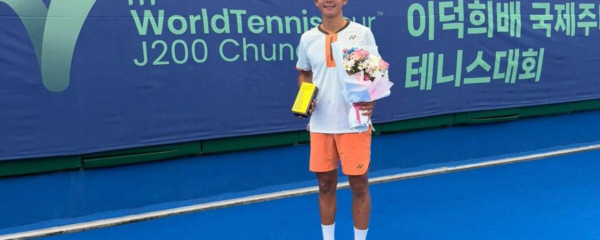 Қазақстандық теннисші Кореяда өткен турнирдің жеңімпазы атанды - Sputnik Қазақстан, 1920, 05.10.2025