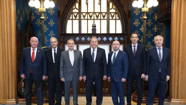 Встреча главы МИД России с послами прикаспийских государств в Москве - Sputnik Казахстан