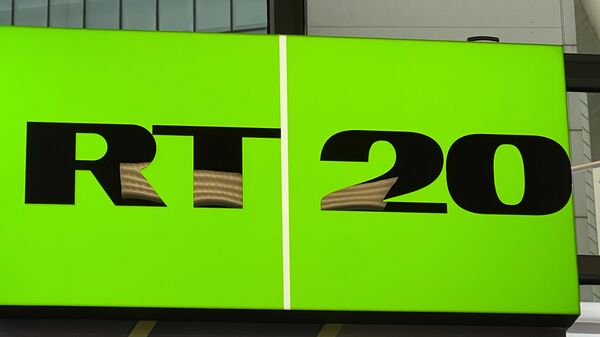 Логотип телеканала RT - Sputnik Қазақстан