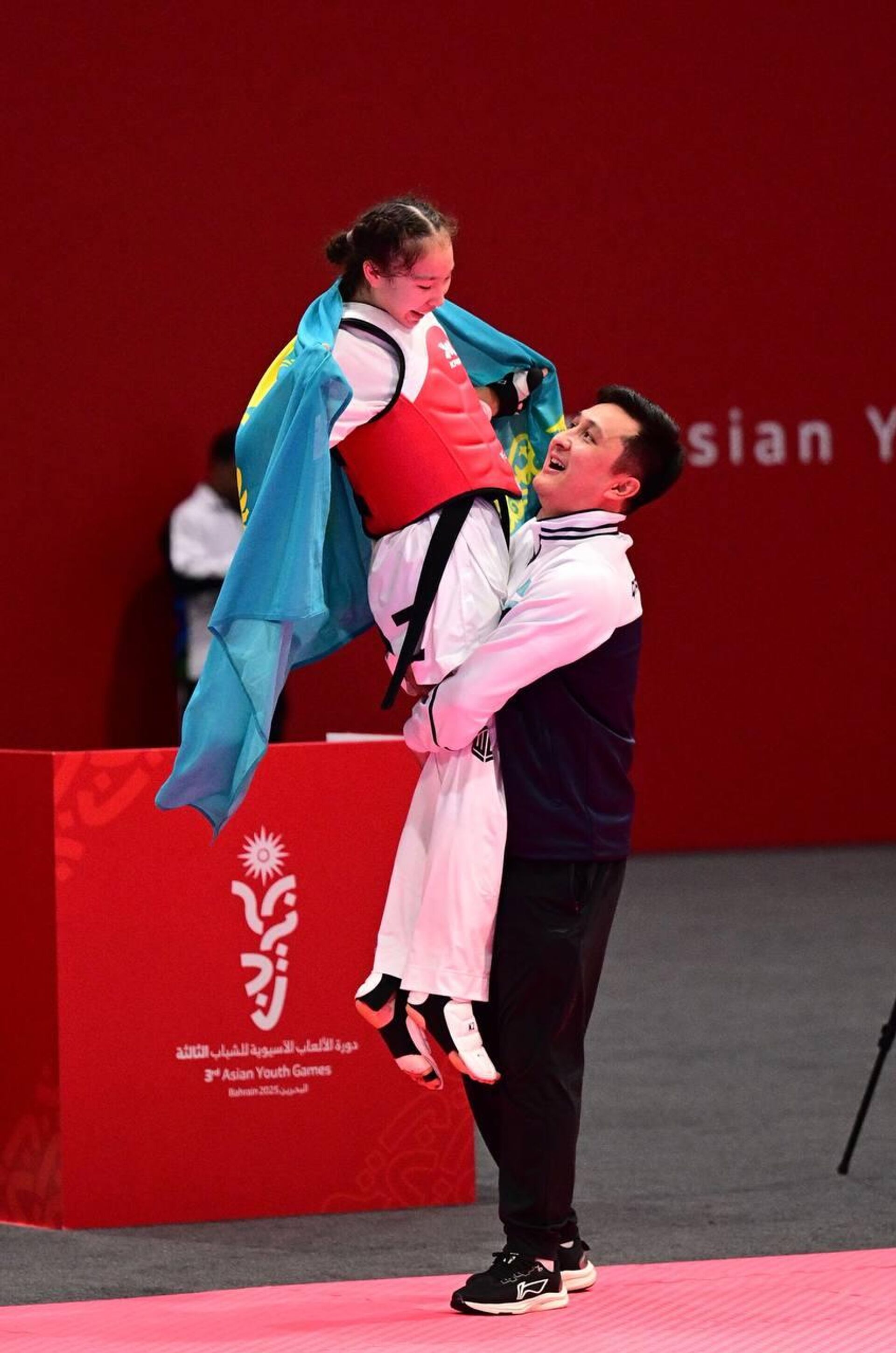 Таеквондошы Айым Серікбаева жасөспірімдер Азиадасында алтын медальға ие болды - Sputnik Қазақстан, 1920, 24.10.2025