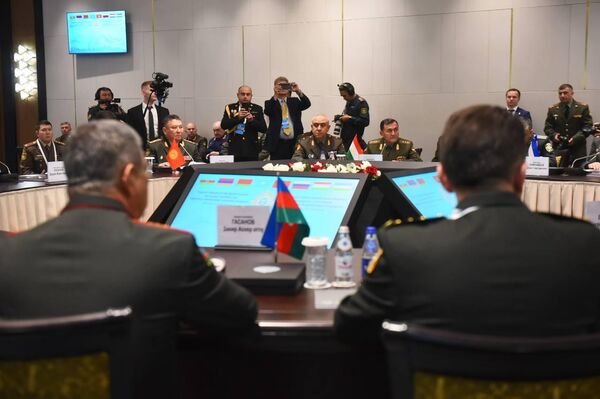 Заседание Совета министров обороны государств - участников СНГ Заседание Совета министров обороны государств - участников СНГ - Sputnik Казахстан