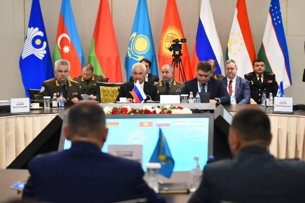 Церемония подписания документов в рамках 85-го заседания Совета министров обороны государств - участников СНГ Церемония подписания документов в рамках 85-го заседания Совета министров обороны государств - участников СНГ - Sputnik Казахстан