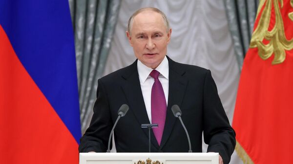 Президент РФ Владимир Путин  - Sputnik Казахстан