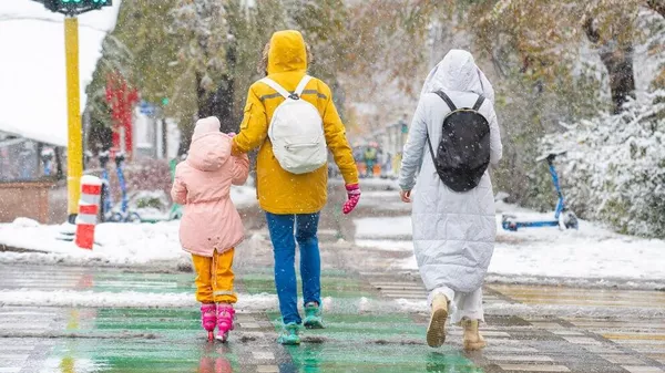 В Алматы выпал первый снег - Sputnik Қазақстан