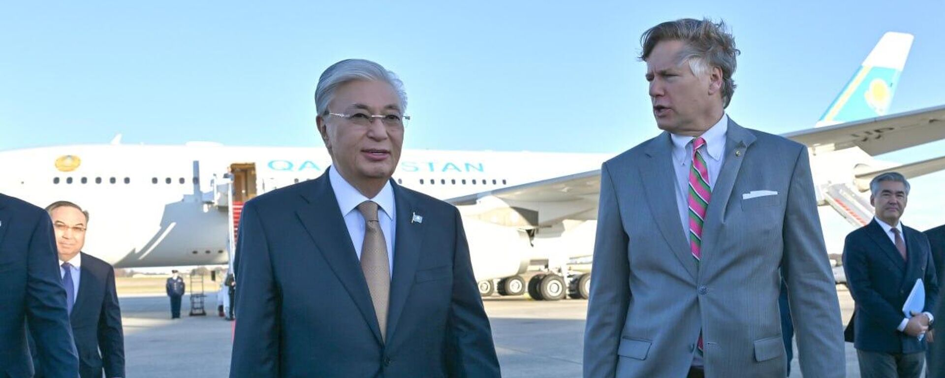 Касым-Жомарт Токаев прибыл с визитом в Вашингтон - Sputnik Қазақстан, 1920, 06.11.2025