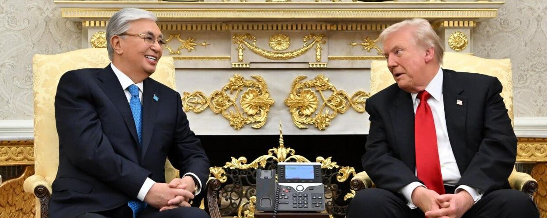 Встреча Дональда Трампа и Касым-Жомарта Токаева в Белом Доме - Sputnik Казахстан, 1920, 07.11.2025