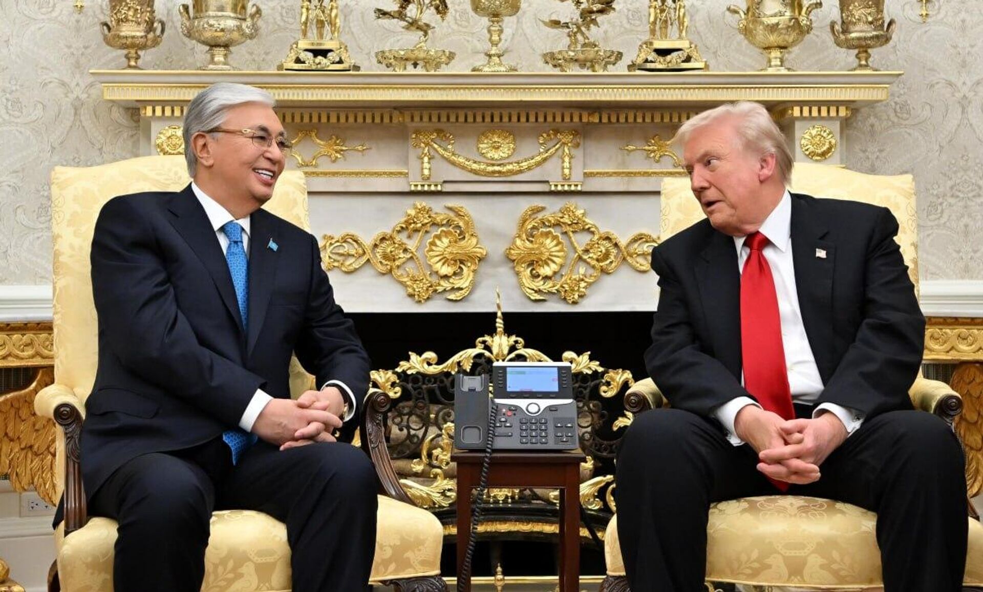 Встреча Дональда Трампа и Касым-Жомарта Токаева в Белом Доме - Sputnik Казахстан, 1920, 07.11.2025