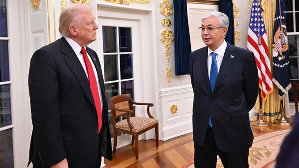 Встреча Дональда Трампа и Касым-Жомарта Токаева в Белом Доме - Sputnik Казахстан
