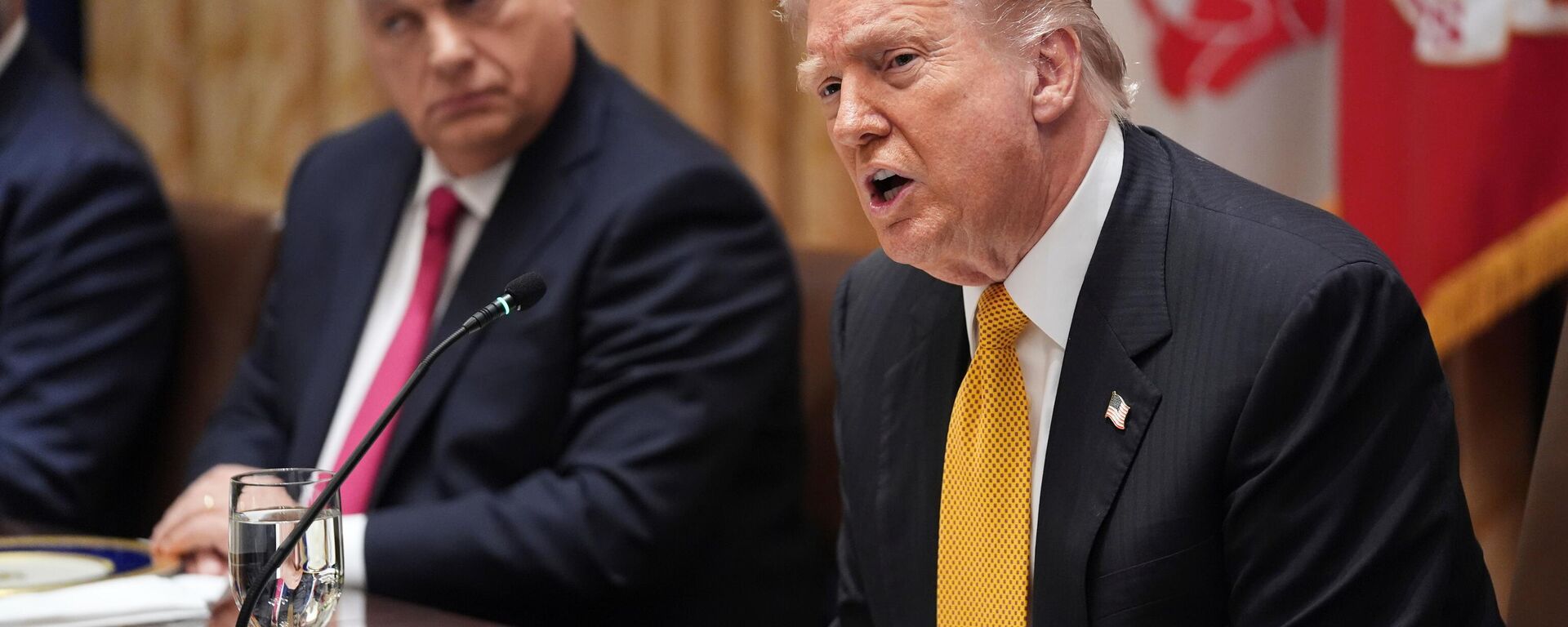 Встреча Дональда Трампа и Виктора Орбана  - Sputnik Қазақстан, 1920, 22.11.2025