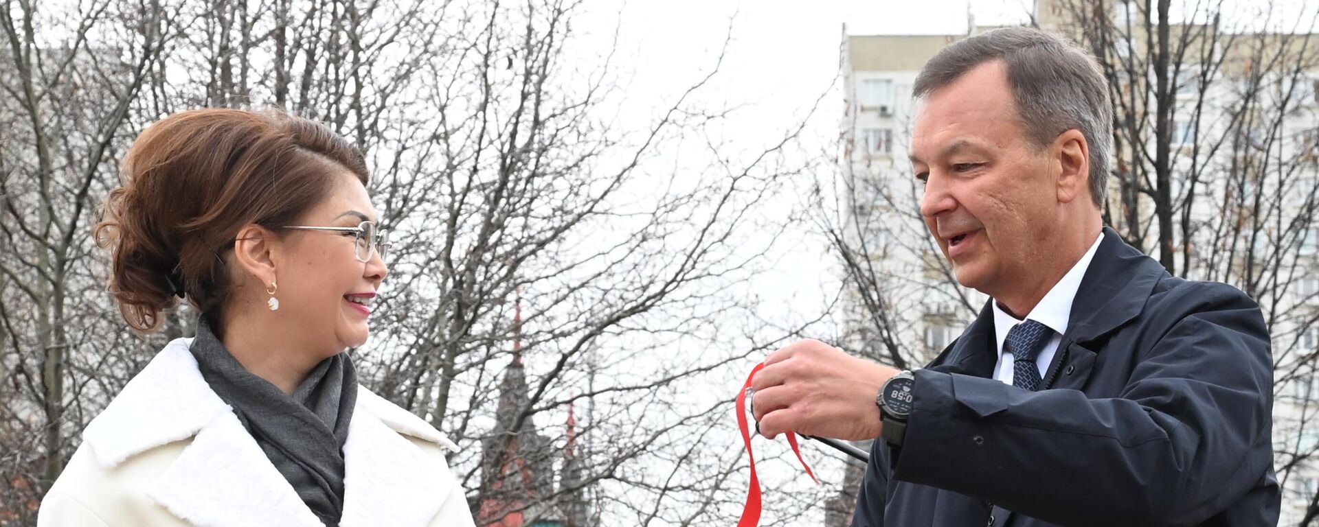 Қазақстанның мәдениет және ақпарат министрі Аида Балаева, РФ Федерация кеңесі төрағасының орынбасары Андрей Яцкин - Sputnik Қазақстан, 1920, 12.11.2025