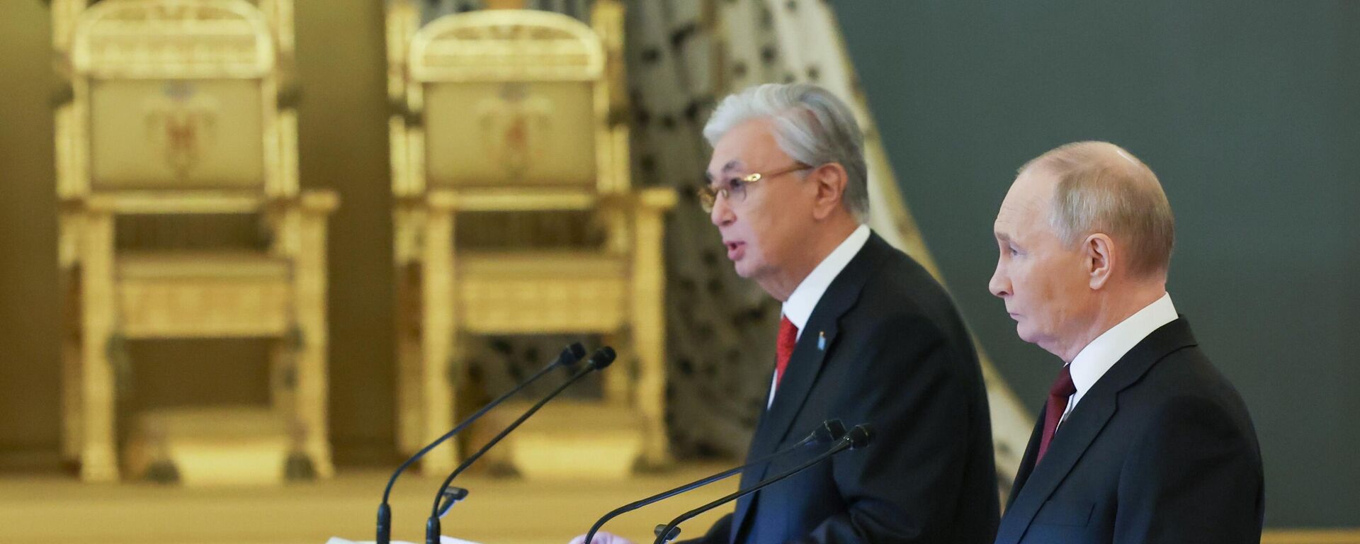 Переговоры президента Владимира Путина и президента Казахстана Касым-Жомарта Токаева - Sputnik Қазақстан, 1920, 12.11.2025