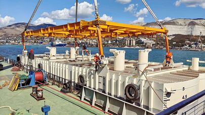 Выносные причальные устройства КТК в порту Новороссийска