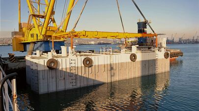 Выносные причальные устройства КТК в порту Новороссийска