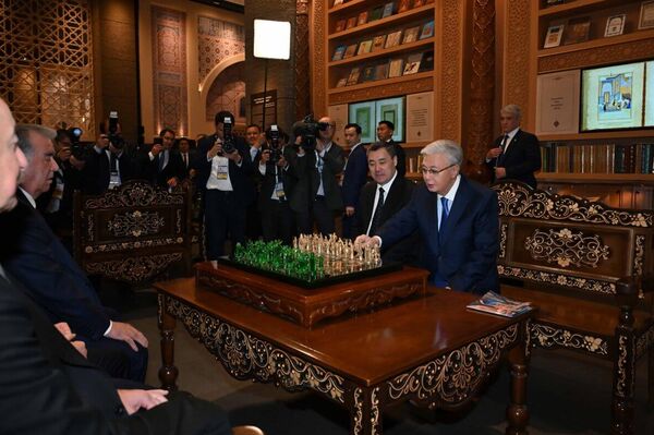 Главы государств Центральной Азии и Азербайджана посетили Центр исламской цивилизации в Узбекистане - Sputnik Казахстан