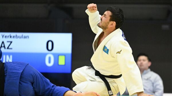 Сурдо дзюдоист из Казахстана Еркебулан Канафин  - Sputnik Казахстан