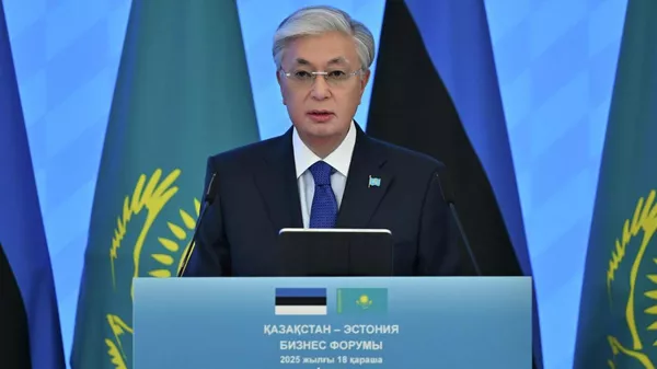 Президенты Казахстана и Эстонии приняли участие в двустороннем бизнес-форуме - Sputnik Казахстан