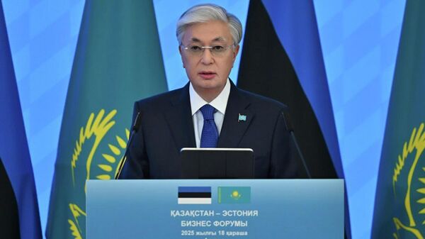 Президенты Казахстана и Эстонии приняли участие в двустороннем бизнес-форуме - Sputnik Қазақстан
