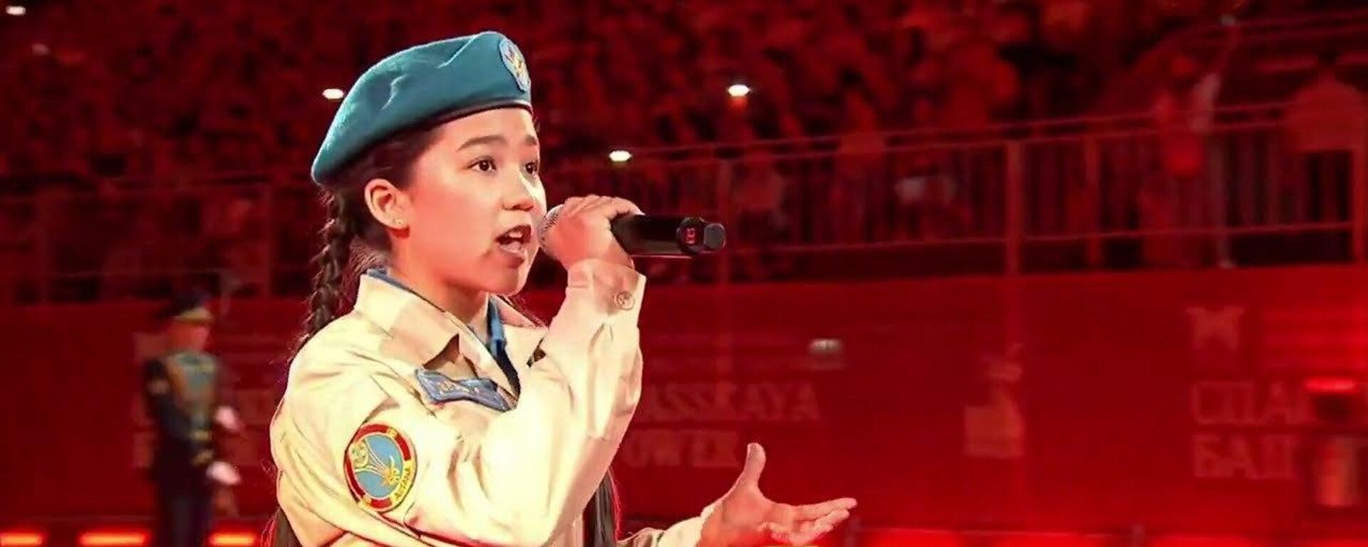 Солистка творческой студии Жас сарбаз Жасмина Тузелова - Sputnik Казахстан, 1920, 19.11.2025