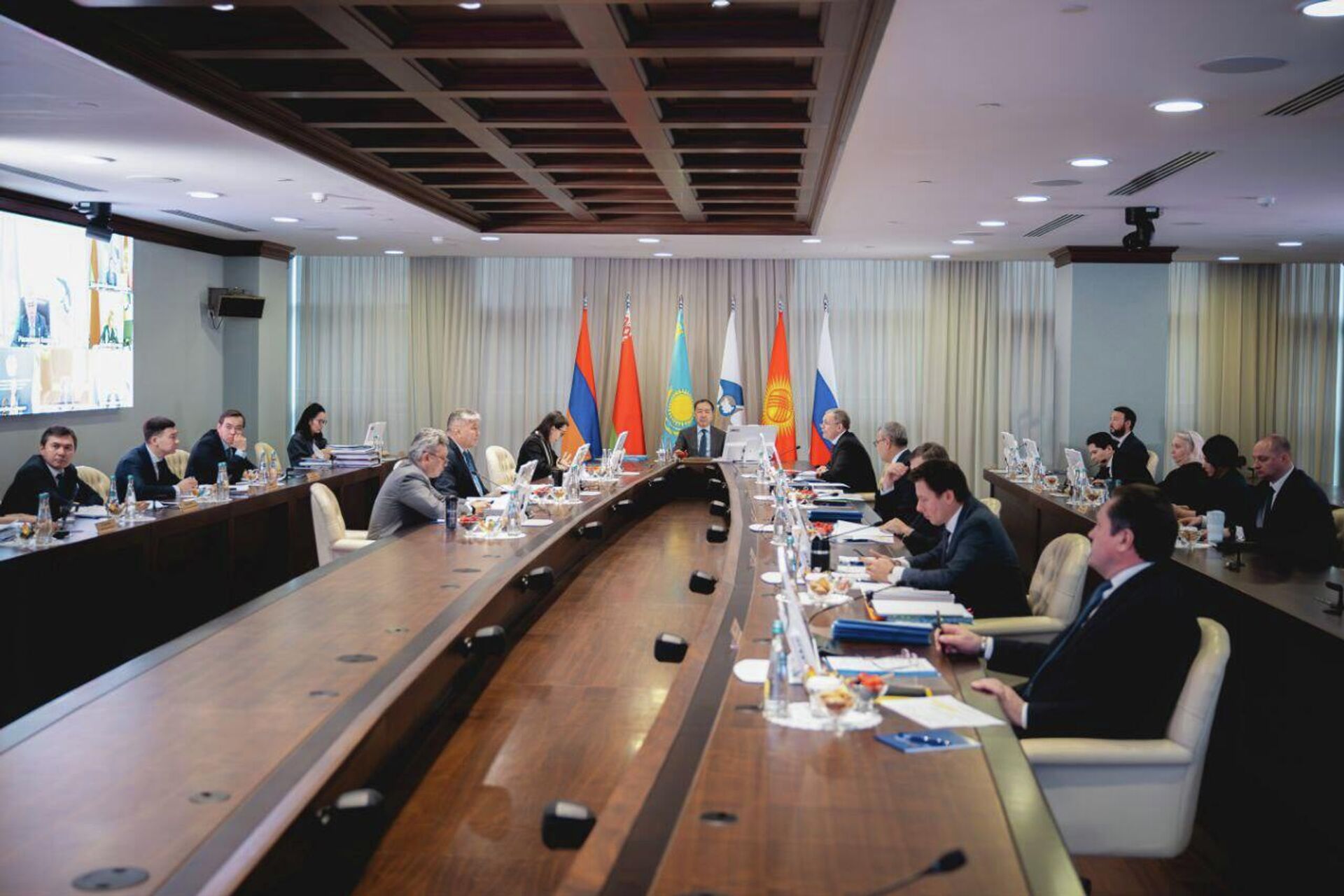 Заседание Совета ЕЭК Заседание Совета ЕЭК - Sputnik Қазақстан, 1920, 20.11.2025