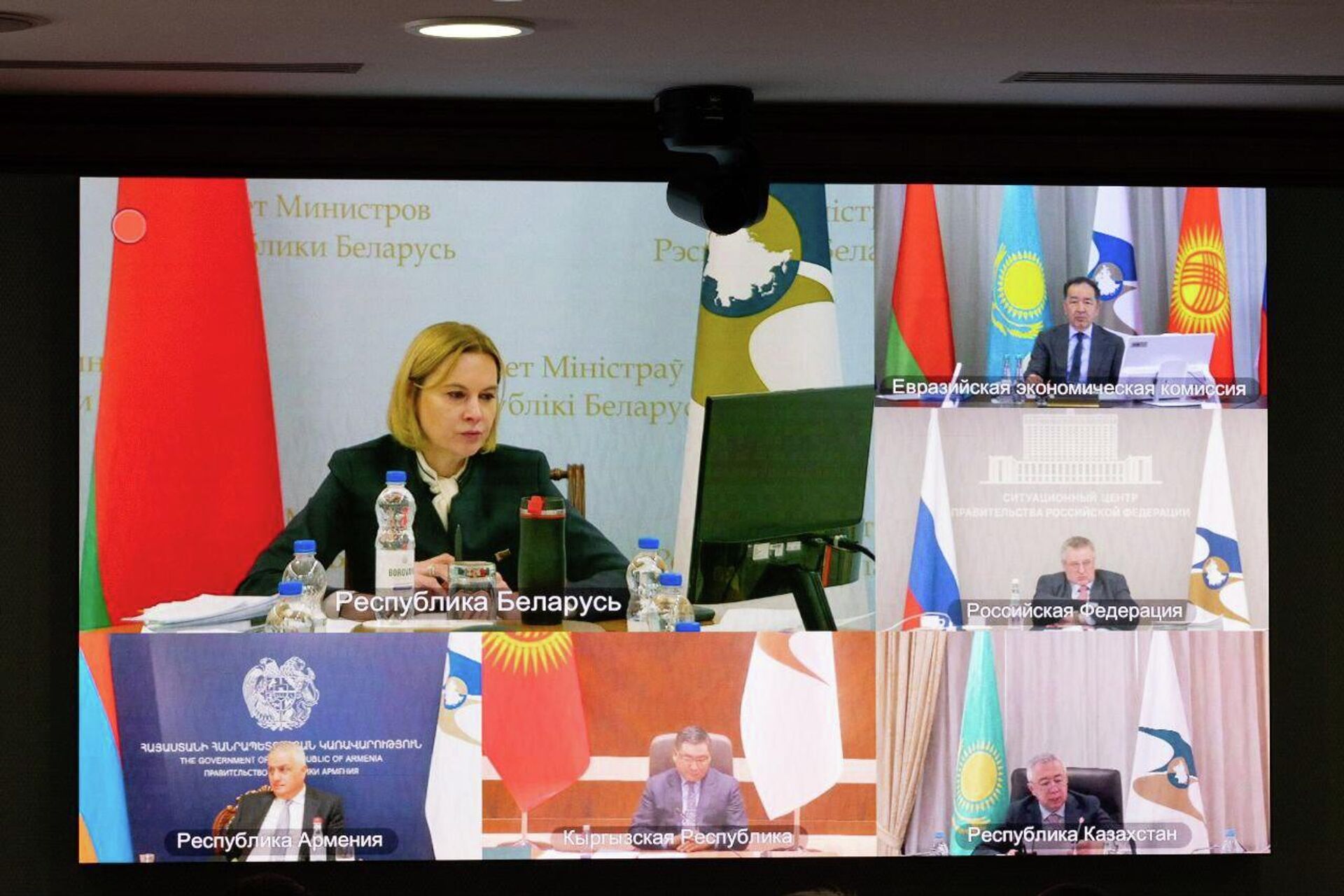 Заседание Совета ЕЭК Заседание Совета ЕЭК - Sputnik Қазақстан, 1920, 20.11.2025