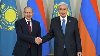 Никол Пашинян и Касым-Жомарт Токаев 