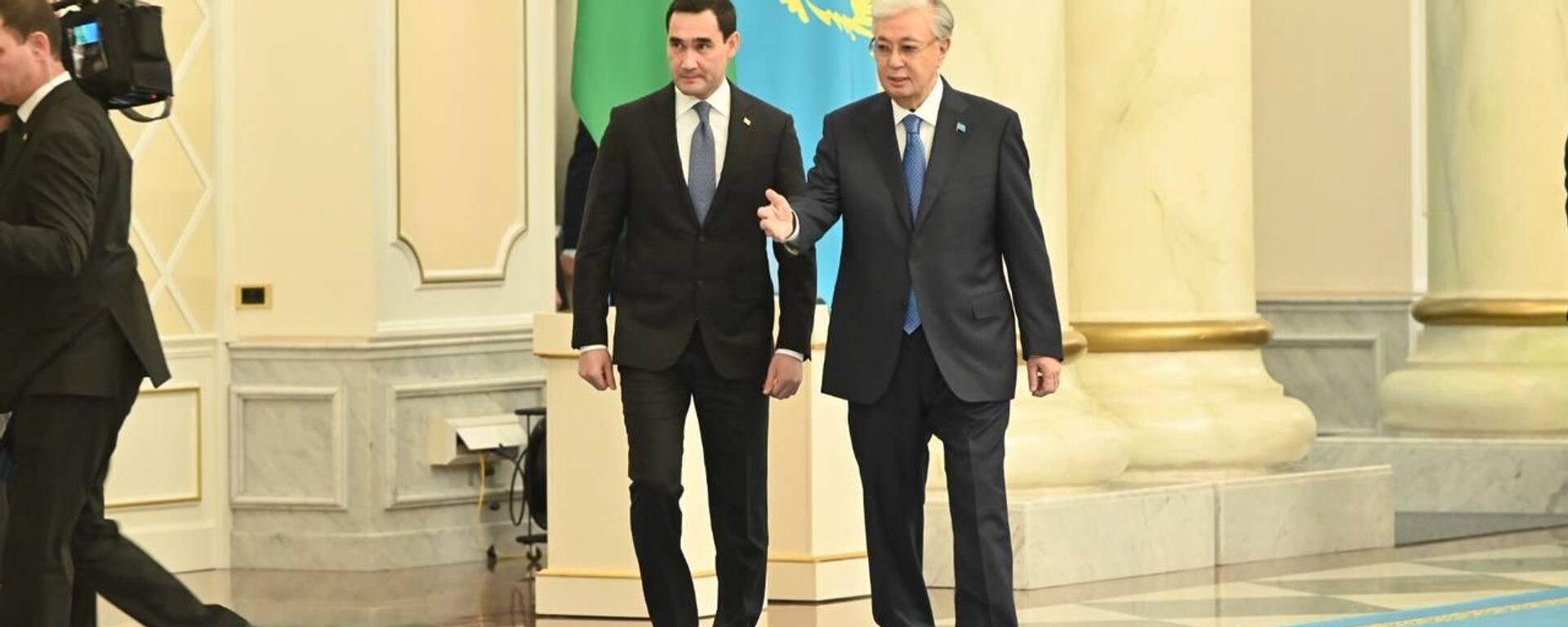 Торжественная встреча президента Туркменистана в Акорде - Sputnik Қазақстан, 1920, 25.11.2025