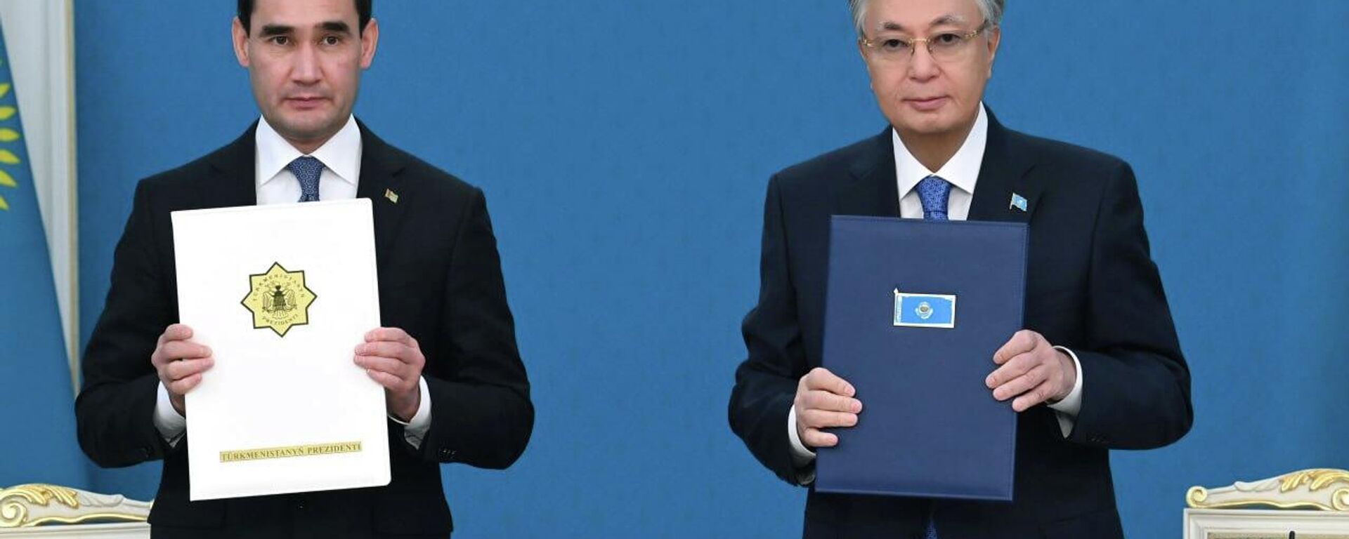 Казахстан и Туркменистан по итогам переговоров глав государств подписали ряд документов - Sputnik Казахстан, 1920, 25.11.2025