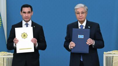 Казахстан и Туркменистан по итогам переговоров глав государств подписали ряд документов