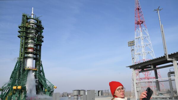 Запуск пилотируемого корабля Союз МС-28 с космодрома Байконур - Sputnik Казахстан