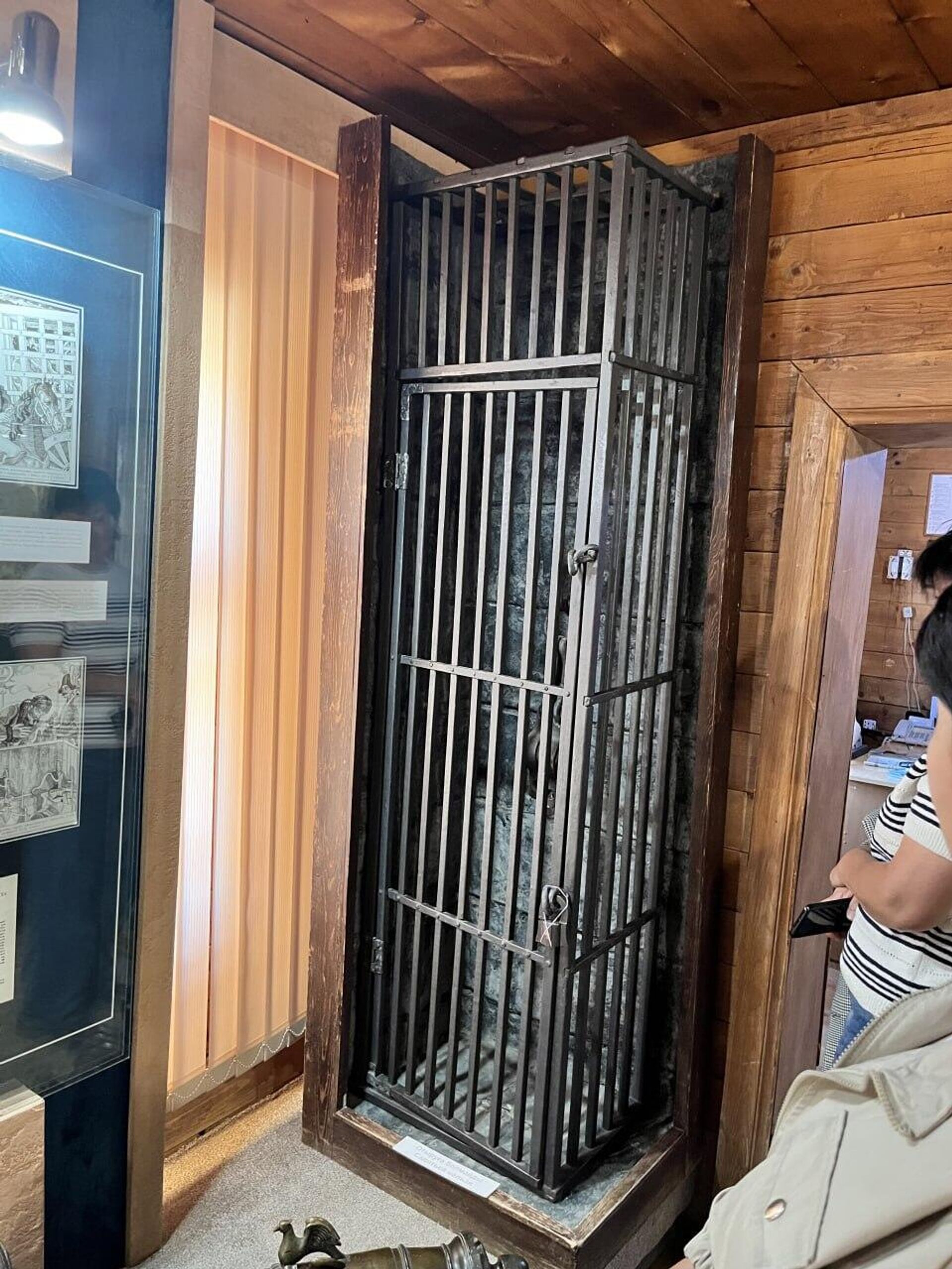 Железная клетка, изготовленная по приказу полководца Александра Суворова специально для доставки Пугачева в Москву - Sputnik Казахстан, 1920, 28.11.2025