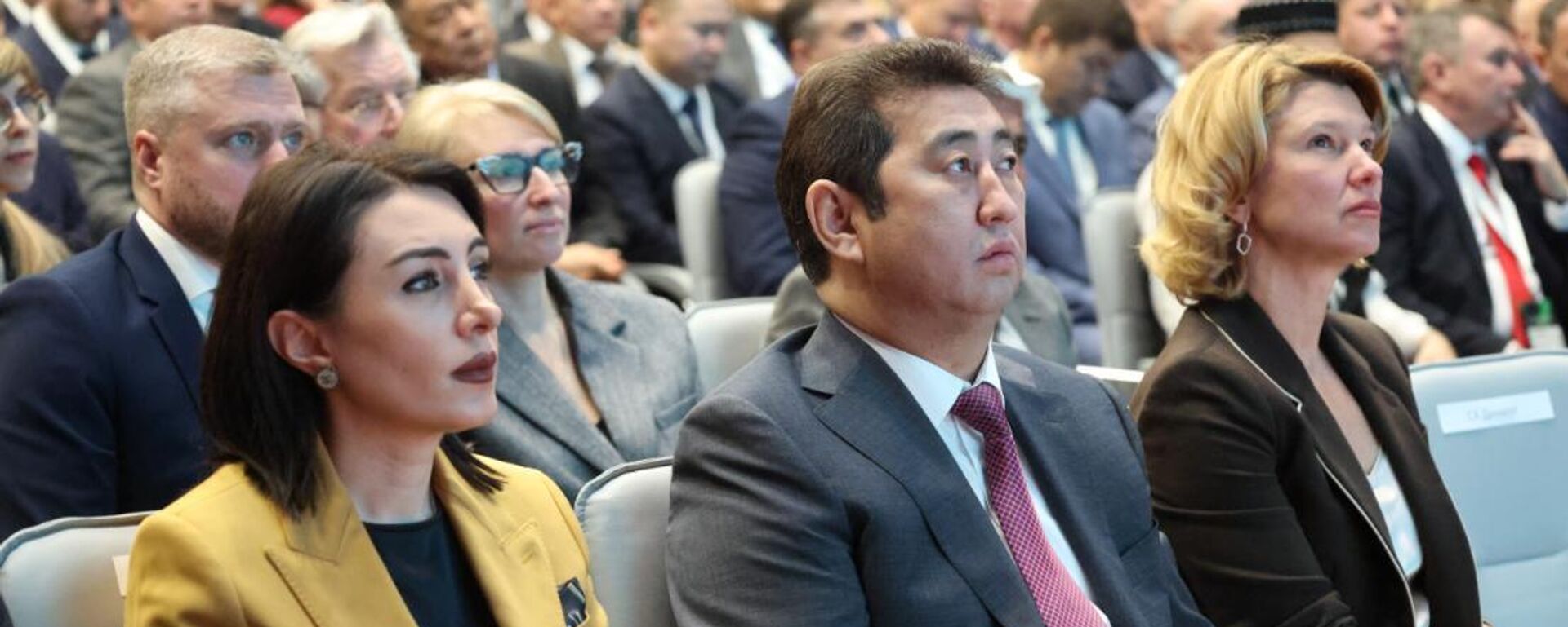Министр ЕЭК Гоар Барсегян, глава Минсельхоза Казахстана Айдарбек Сапаров и глава Минсельхоза России Оксана Лут - Sputnik Казахстан, 1920, 03.12.2025