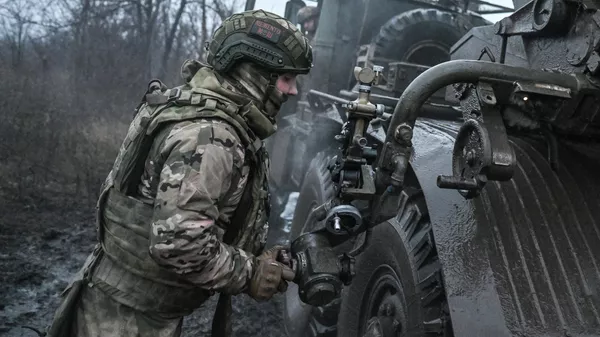 Боевая работа РСЗО Град группировки войск Центр на Красноармейском направлении СВО - Sputnik Казахстан