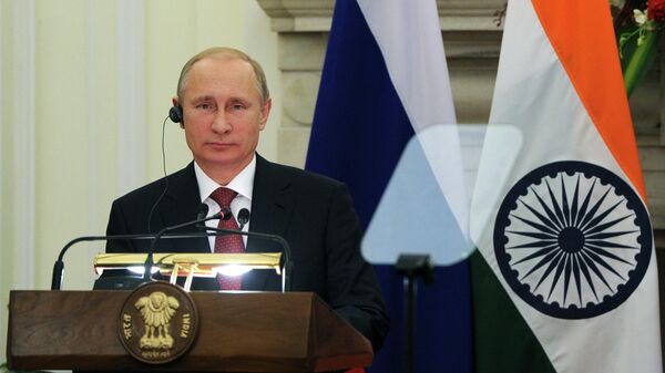 Владимир Путин прибывает в Нью-Дели с государственным визитом - прямая трансляция  - Sputnik Казахстан