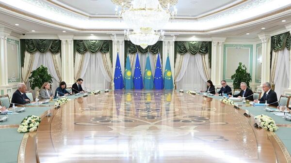 Мемлекет басшысы Еуропалық Кеңес президенті Антониу Коштамен келіссөз жүргізді - Sputnik Қазақстан