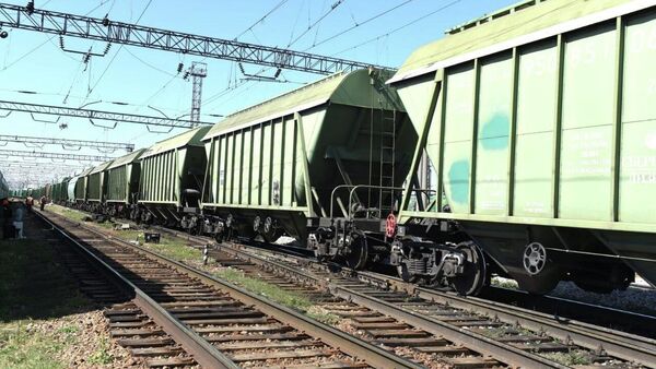 Грузовые вагоны - Sputnik Казахстан