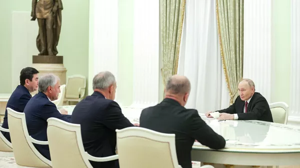 Президент Владимир Путин провел встречу с председателями парламентов государств - членов ОДКБ - Sputnik Казахстан