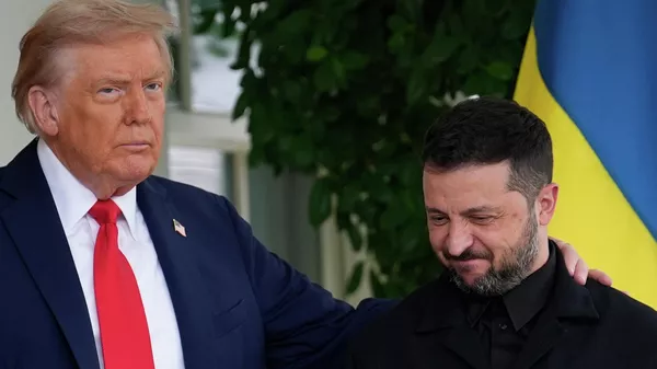 Зеленский прибыл в Белый дом на встречу с президентом США Трампом - Sputnik Казахстан