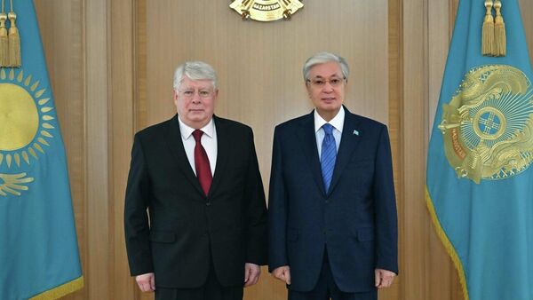 Президент Касым-Жомарт Токаев принял посла России в Казахстане Алексея Бородавкина - Sputnik Казахстан
