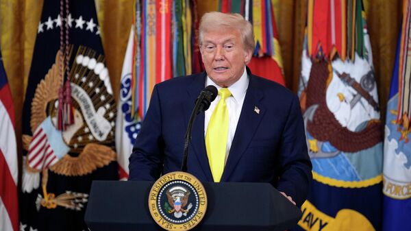 Президент США Дональд Трамп - Sputnik Казахстан