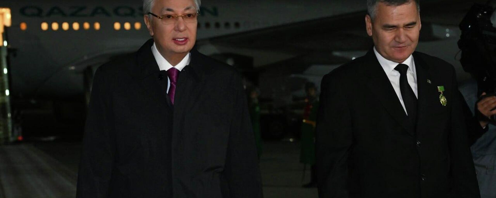 Касым-Жомарт Токаев прилетел в Ашхабад - Sputnik Казахстан, 1920, 11.12.2025