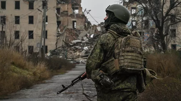 Освобожденный российскими войсками Красноармейск в ДНР - Sputnik Казахстан