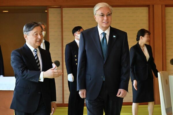 В честь Касым-Жомарта Токаева был дан официальный прием от имени императора Нарухито - Sputnik Казахстан