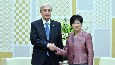 Касым-Жомарт Токаев провел встречу с губернатором Токио Юрико Коикэ