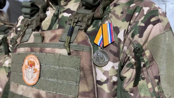 Добровольцы отряда БАРС-33 группировки войск Днепр награждены медалями Воин-доброволец в Херсонской области - Sputnik Казахстан