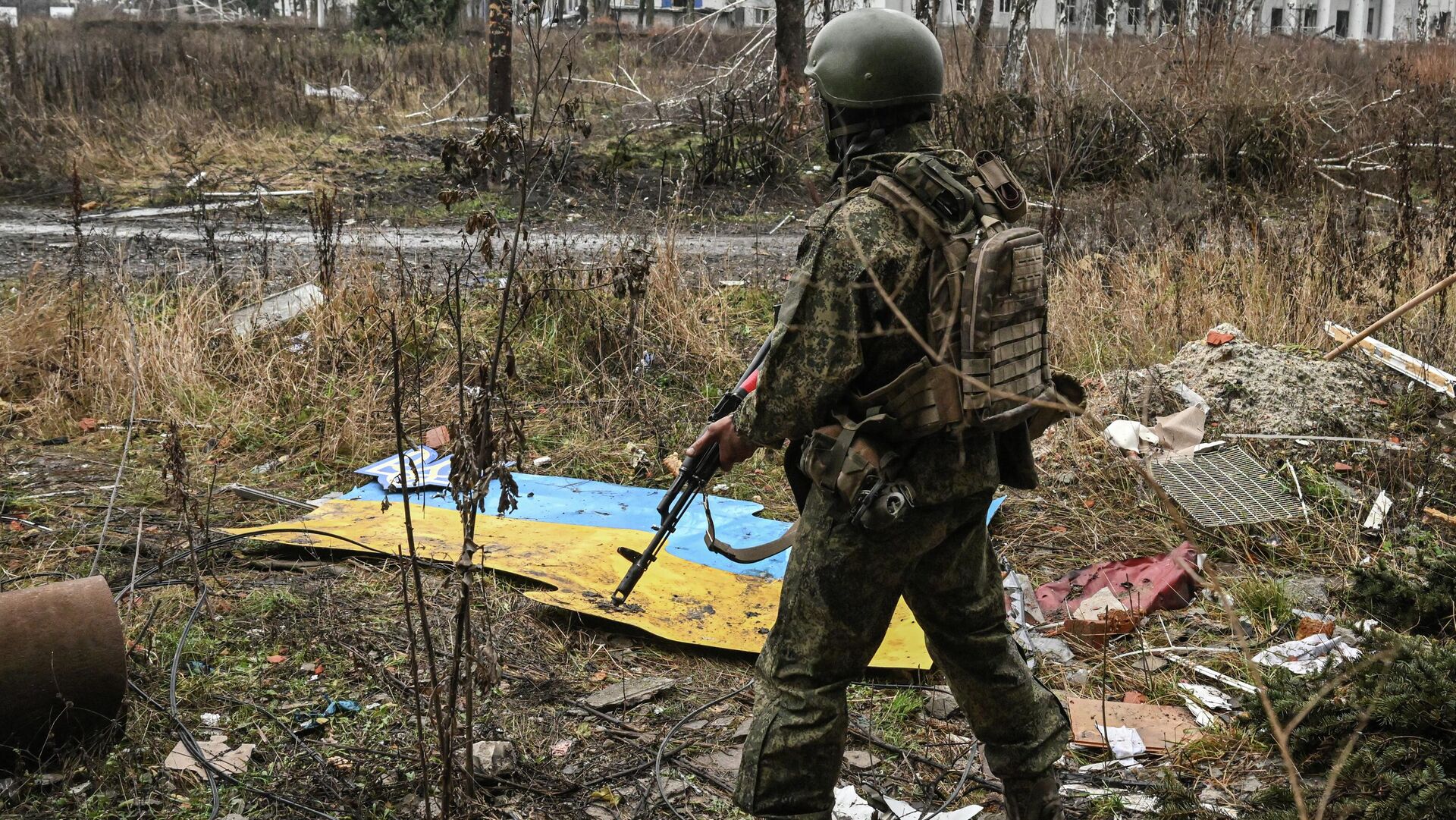 Освобожденный российскими войсками Красноармейск Освобожденный российскими войсками Красноармейск - Sputnik Казахстан, 1920, 20.12.2025