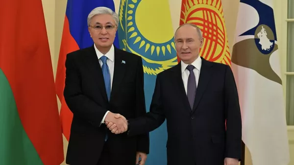 Касым-Жомарт Токаев и Владимир Путин, архивное фото - Sputnik Казахстан