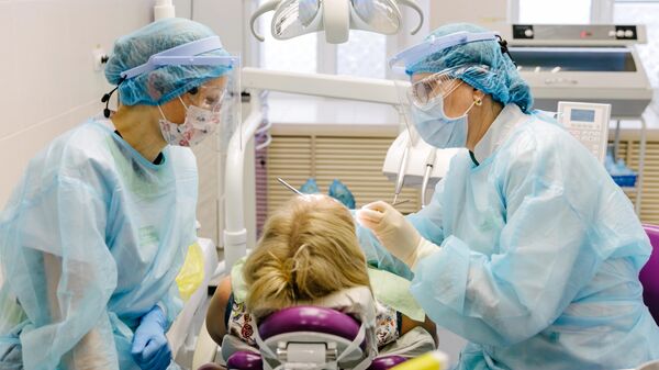 Работа стоматологии, архивное фото - Sputnik Казахстан