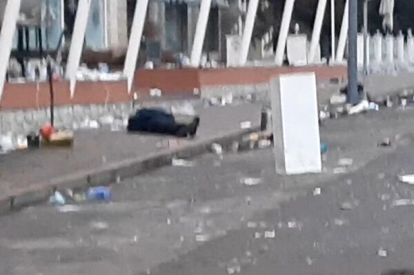 Утро, 7 января 2022 года. На улице Сатпаева близ площади Республики лежит тело неизвестного мужчины - Sputnik Казахстан